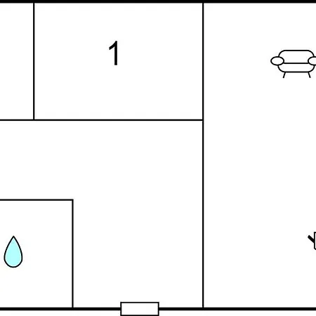 アパート 2 Bedroom Beautiful In ザダル